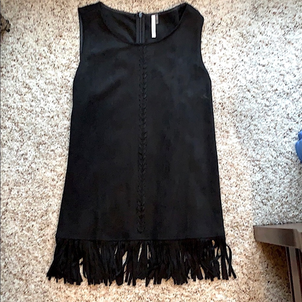 Light weight faux suede sleeveless top. Size S.